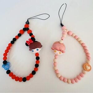 POP MART DIMOO WORLD X Disney Series Blind Box Phone Charm Set